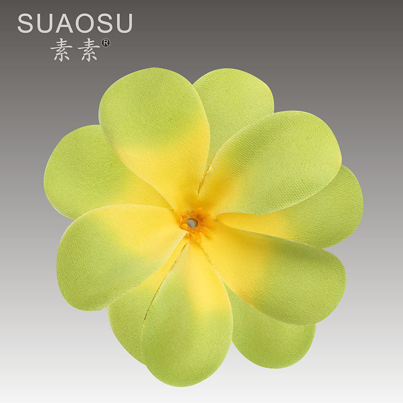 Flor De Seda De Frangipani De Tela al por mayor